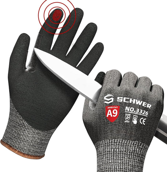 Guantes de trabajo resistentes a cortes ProGuard ANSI A9 PR3326