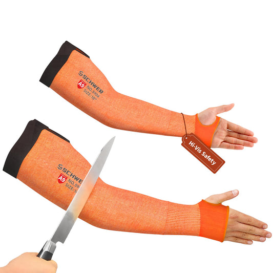 PRO-SKIN ANSI A9 Cut Resistant Arm Sleeves S904 for Work