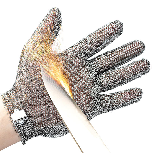 ProGuard-X Highest Level Cut Resistant Stainless Steel Metal Mesh Chainmail Glove PM5201