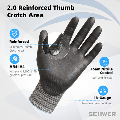 AIR-SKIN Cut Resistant Gloves AR5918 with Extreme Lightweight&Thin